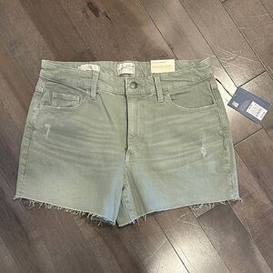 Universal thread Women's Olive Green Denim Shorts
